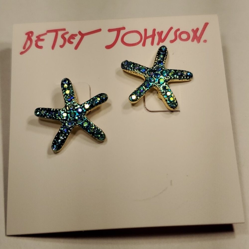 COPY - New Betsy Johnson Starfish Studs
